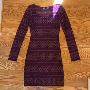 Purple Lace Guess dress